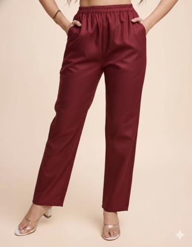Image of Women's Cotton Silk Zari Kurta Pant Set