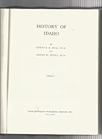 History of Idaho Volume 1 B003PCW6S4 Book Cover