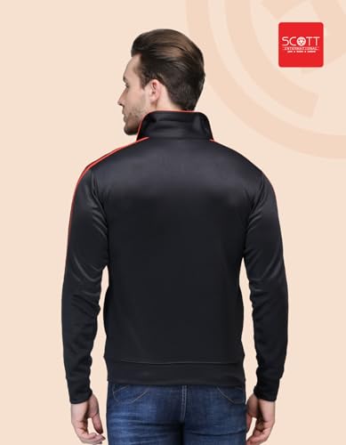 Image of Scott International Jackets for Men | Winter wear | Men's Polyester Full Sleeve Zip with Pocket | Men Jackets