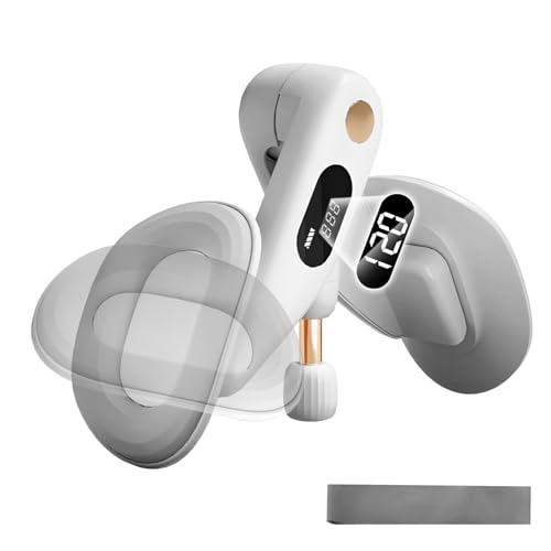 Image of Thigh Master, Adjustable Thigh Trainer & Kegel Exerciser(10-70LB) with Leg Straps, Pelvic Floor Strengthener Devices for Women&Men, LED Counter, Postpartum Recovery, Home Gym Workout Equipment (Grey)