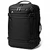 ZERMATT-HORN Mochila de Viaje cabina 40x30x20 opción bolsa de vacío compresión. Extensible 30-35L, Mochila para Equipaje de Mano Vuelo en cabina con portatil de 13" a 17", Airbag Travel Backpack