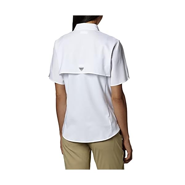 Columbia-Womens-PFG-Tamiami-II-UPF-40-Short-Sleeve-Fishing-Shirt Columbia Women's PFG Tamiami II UPF 40 Short Sleeve Fishing Shirt, White, Medium