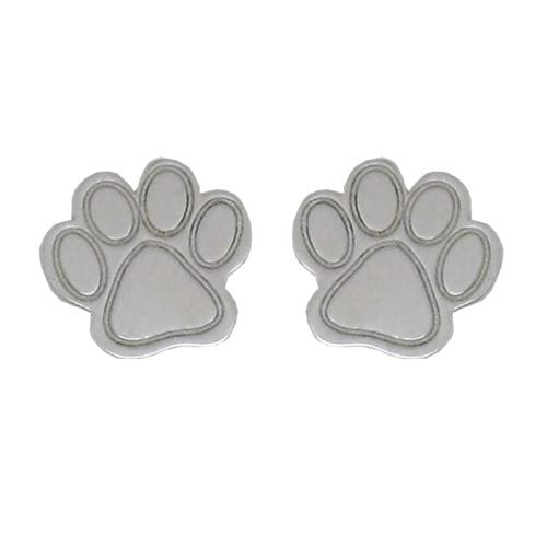 Boucles d'oreilles dormeuses empreinte chat chien 11 mm argent 925 : la sécurité contre les pertes