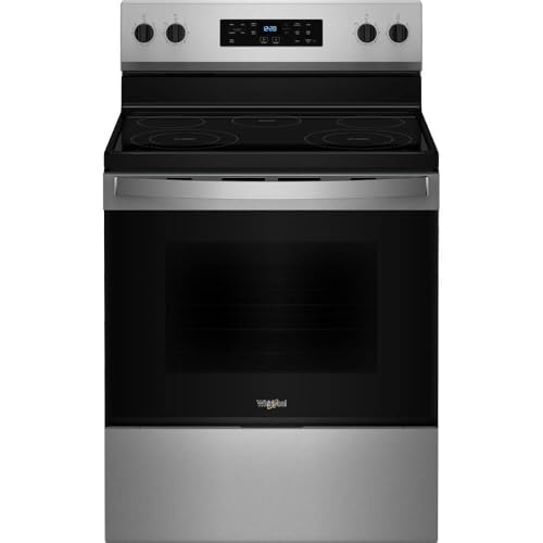 Whirlpool WFES3330RS 5.3 Cu. Ft. Stainless Freestanding Electric Range
