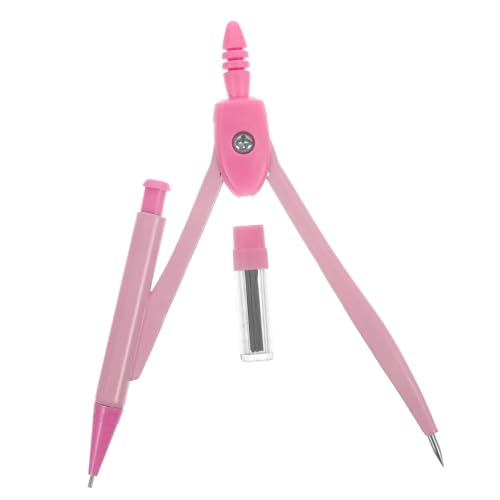 NUOLUX 属製コンパス 高精製図ツール 学校用実用的コンパス描画器具 小学生女子向け携帯便利