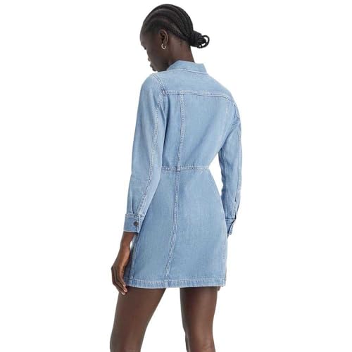 Levi's Para Mujer. A7592-0001 Vestido Flynn Azul (M), Casual, AlgodóN, Denim, Manga Larga - 2
