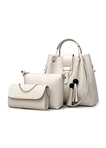 Bolso Tote para mujer YAQUNICER con asa superior, conjunto 3 piezas miniatura 1