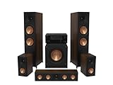 Klipsch Reference Premiere RP-8000F II 5.1 Home Theater System with 8” Cerametallic Woofers in Ebony with Onkyo TX-NR6100 7.2 Channel THX Certified Network AV Receiver