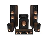 Klipsch Reference Premiere RP-8000F II 5.1 Home Theater System with 8” Cerametallic Woofers in Ebony with Onkyo TX-NR6100 7.2 Channel THX Certified Network AV Receiver