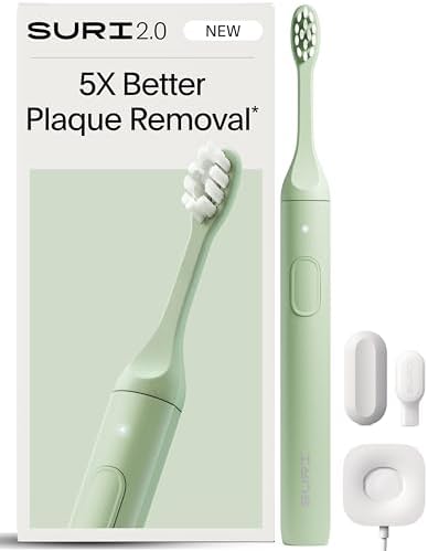 SURI 2.0 Cepillo de dientes eléctrico sónico con sensor de presió...