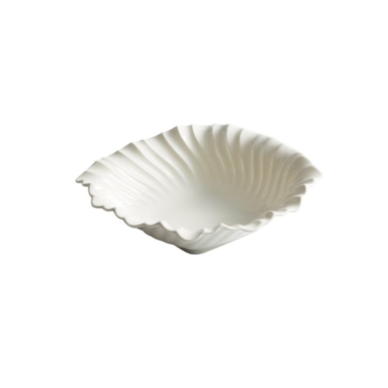 Cuenco para Sopa Cuenco de cerámica Blanco para el hogar Cuenco Cuadrado para Hotel Vajilla para Restaurante Cuenco para Platos fríos Cuenco Decorativo Creativo