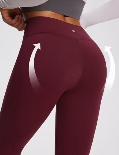 Image of baleaf Women's Fleece Lined Leggings, High Waisted | Thermal Warm Winter Tights, Thick Yoga Pants, Cold Weather, with Pockets