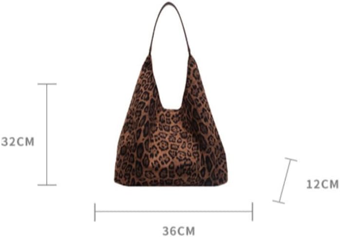 Cheetah Leopard Print Tote Bag Large Capacity Bag Leopard Bag Women Shopper Women's Bag - Image 5