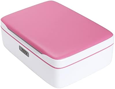 Xurelock Lockable plastic storage box - with combination lock and organiser tray - used as jewellery box , money box , pill organiser, sewing box, fridge storage or key safe - (Lilac)