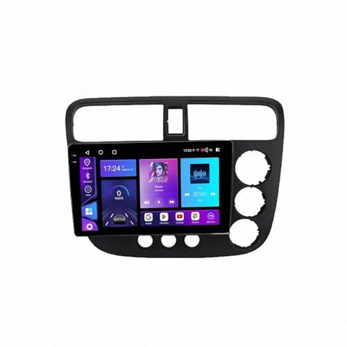 Pantalla Carplay para Honda Civic 2002-2005 con cámara de reversa HD Bluetooth