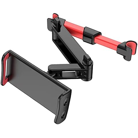 Giftorld Car Headrest Backseat Mount, 360° Rotating Adjustable Car Backseat Headrest Tablet/Phone Holder, Compatible for ALL 4"-11" Tablets, cellphones, iPhone, iPad Air Mini, Samsung Galaxy, Switch Cover
