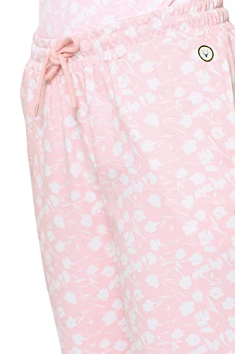 Image of Allen Solly Printed Cotton Regular Fit Womens Trousers