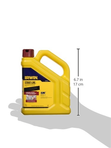 Irwin Strait-Line 4935522 Permanent Staining Marking Chalk, Crimson Red, 2 Pounds #TOP2