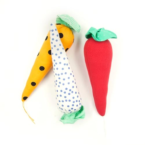 Pets and People Co. Snuggle Carrots (Set of Three) | Premium Plush Toy for Small, Medium, Large Size Dogs & Cats | Squeaker Inside for Interactive Fun | Safe and Non Toxic (B0CV4DZHLW) Amazon Price History, Amazon Price Tracker