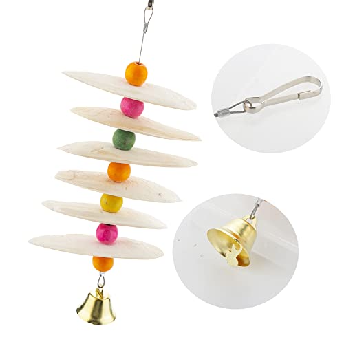 Dqitj Bird Cuttlebone Chew Toy, Natural Bird Calcium Cuddle Bone For Parrot Cockatiel Budgie Conure Sharp Beaks (6 Pcs In A Bunch) #TOP4