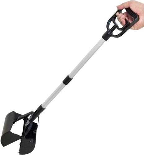 Dog Trust Tall Profile Pooper Scooper, Heavy Duty Aluminum Frame & ABS Plastic Bin, Durable Double Spring Clamp, Lightweight Design, Simple One Step Assembly (B0CLNY4T9L) Amazon Price History, Amazon Price Tracker