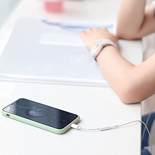 Image of [Apple MFi Certified] Apple Lightning to 3.5 mm Headphone Jack Adapter, 2 Pack iPhone 3.5mm Headphone Aux Audio Converter Dongle Adapter Compatible for iPhone 14 13 12 11 Pro Max XS XR X 8 7 6