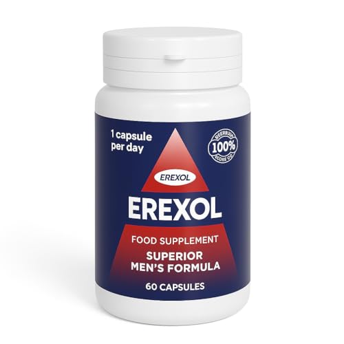 ErexoI – Complexe Naturel d’Extraits de Plantes et de Maca – Avec Niacine, Zinc & Sélénium – Complément Alimentaire – 60 Gélules. (1)