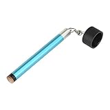 LAKE OF FIRE Round Pool Cue Chalk Holder – 2-in-1 Billiard Accessory with Pool Chalk Holder & Cue Tip Tool(Blue)