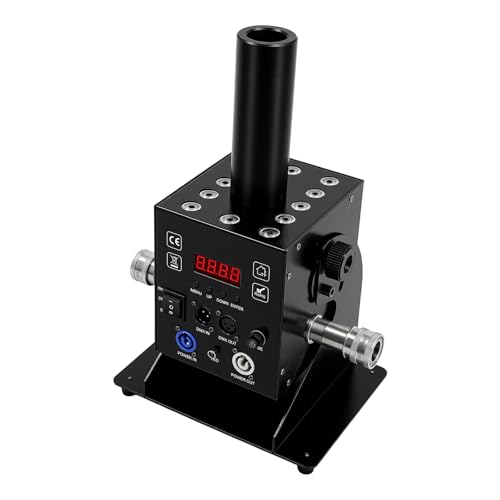 Máquina de humo profesional de 260 W, máquina de columna de aire CO2 independiente con luces LED y control DMX de 9 canales para DJ, bodas, fiestas, eventos y festivales miniatura 1