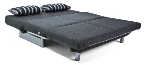 Traumsofas Schlafsofa Meri | In Grau | 150 x 200 cm Liegefläche | Inkl. Kissen - 4260313360062 Traumsofas Schlafsofa Meri | In Grau | 150 x 200 cm Liegefläche | Inkl. Kissen