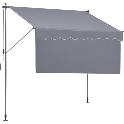 VEVOR Manual Retractable Awning, 78' Outdoor...