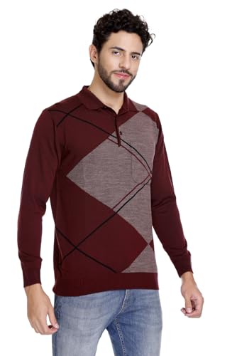 Image of In Love Men's Cotton Blend Warm Winter Wear Top Full Sleeves