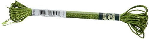 Image of DMC 1008F-S469 Shiny Radiant Satin Floss, Avocado Green, 8.7-Yard