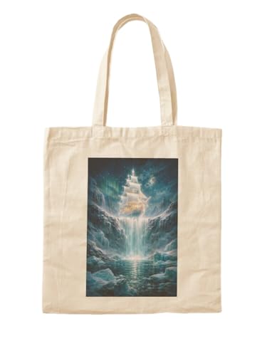 Sac fourre-tout Lux Maris Night Sailing Ship 1 en toile imprimée navire