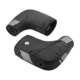 ROCKBROS(ロックブロス)自転車 ハンドルカバー 防風 防寒 ハンドルウォーマー 防水 暖かい 寒さ対策 収納ポケット エンドキャップ固定 マウンテンバイク ママチャリ 電動自転車 フリーサイズ 左右セット 冬用