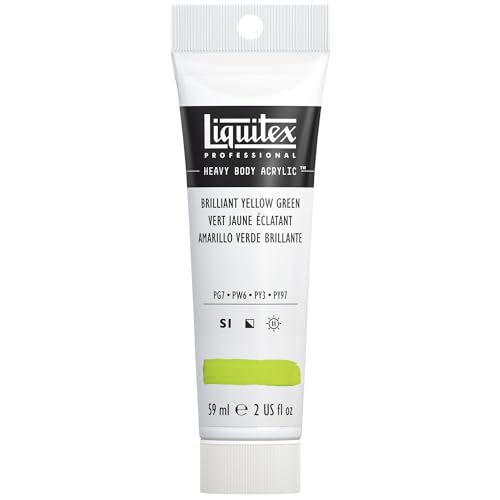 Image of Liquitex Professional Heavy Body Acrylic Paint 2-oz tube, Brilliant Yellow Green