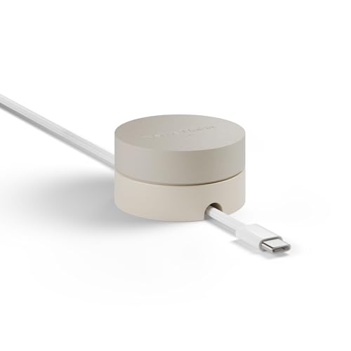 Native Union Weighter Cable Weight/Holder Desk Accessory for Workspace or Nightstand Non-Slip Cable Organizer Metal and Silicone Design for All Cables Including USB-C & Lightning (Sandstone)