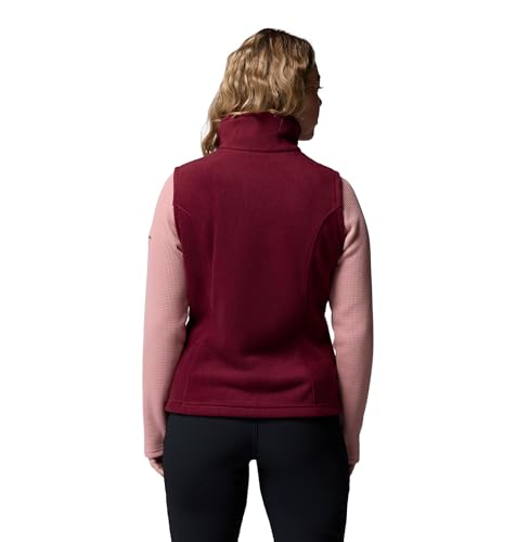 Columbia Womens Benton Springs Fleece Vest, Rich Wine, X-Large2
