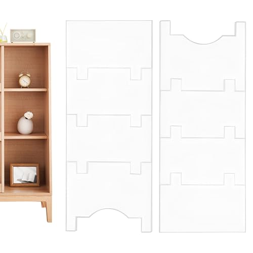Banc Casier - Lot de 2 Blocs De Meubles Acrylique 9 Cm - Bloqueurs Coulissants Pour Mur Et Têtes De Tête - Pour Lit, Canapé, Table, Canapé, Armoire, Tête, Maison, Bureau, Appartements Et Chambres