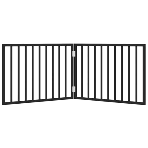 Barrière pour chien sans perçage bois pliable pour sécuriser escalier - 5
