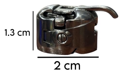 Image of ZENITH Combo Bobbin case and Pico Pressure Foot Snap on Type for Automatic Electric Low Shank Sewing Machines Suitable for Usha Janome Brother Singer etc Steel Finish (Combo Bobbin case and Pico)