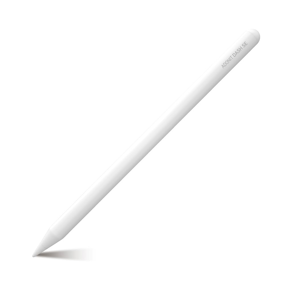 Adonit Dash SE Stylus - Magnetischer Eingabestift für iPad & Android, Weiß