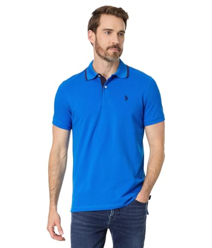 Amazon.com: U.S. Polo ASSN. Mens, Short Sleeve Slim Fit Solid