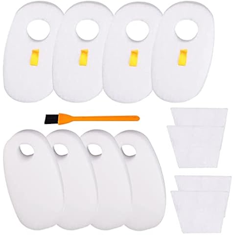 Hongfa Shark HV320 Filter Replacement Kit, 4 Pack Shark Rocket Filters HV319Q HV320 HV320W HV321 HV322 HV324Q HV325 UV330 UV422 True Pet Vacuums, Replaces Part # 1080FTV320 & 1084FTV320 Cover