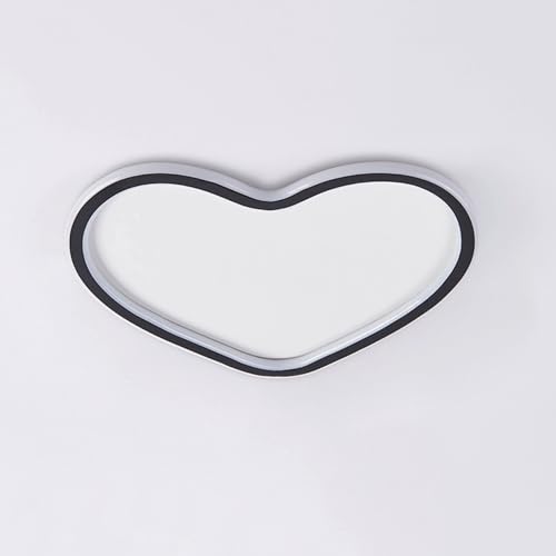 Plafonnier LED moderne cœur dimmable avec télécommande pour salon - 6