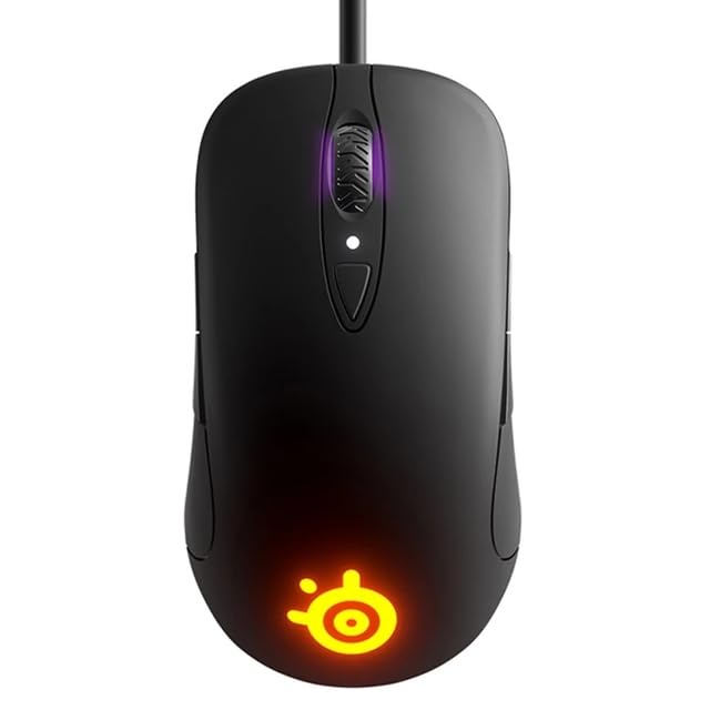 AECOMP - SteelSeriess Sensei Ten Gaming Mouse 18,000 CPI TrueMove Pro Optical Sensor 8 Buttons Mechanical Switches RGB Lighting for E-game (Without Retail Box)