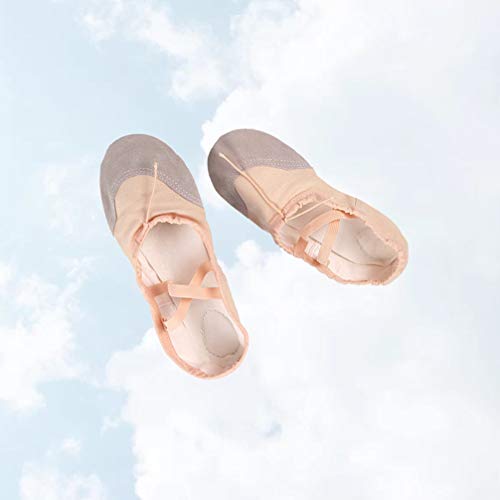 SUPVOX Sapatilhas de balé Sapatilhas de balé Pilates Sapatos de ioga Dança Ginástica para Crianças A