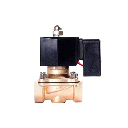 Électrovanne laiton 3/4" 24V CC normalement fermée basse consommation
