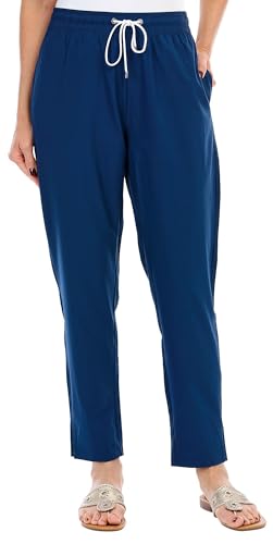Stella Parker Women's Summer Casual Elastic Waist, Travel, Everyday Wear, Beach Pants
