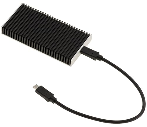 KALEA-INFORMATIQUE Custodia in alluminio USB4 e Thunderbolt 4 40G per SSD M2 NVMe. Velocità effettiva misurata su Mac o PC 3,7G/s